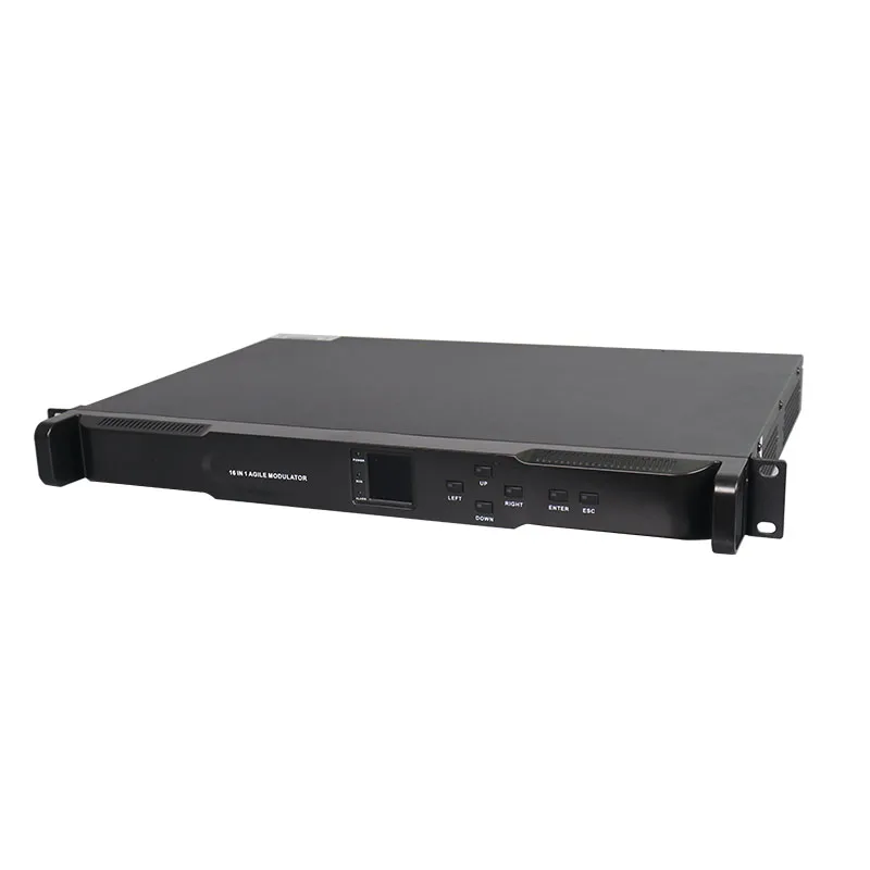 For 16 In1 HD to Agile Modulator with for Input Metal Construction 47-860MHz Range Analog NTSC/PAL Channel CATV   Modulator