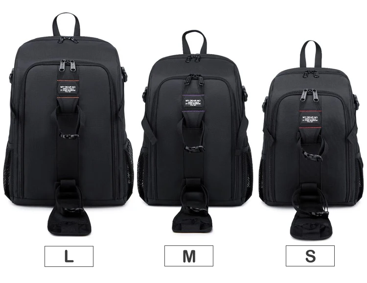 Großer Wasserdichter Fotografie-Kamerarucksack mit Regenschutz für Canon, Nikon, Sony, Pentax - Geeignet für Video-Stativ und DSLR – Detail 2
