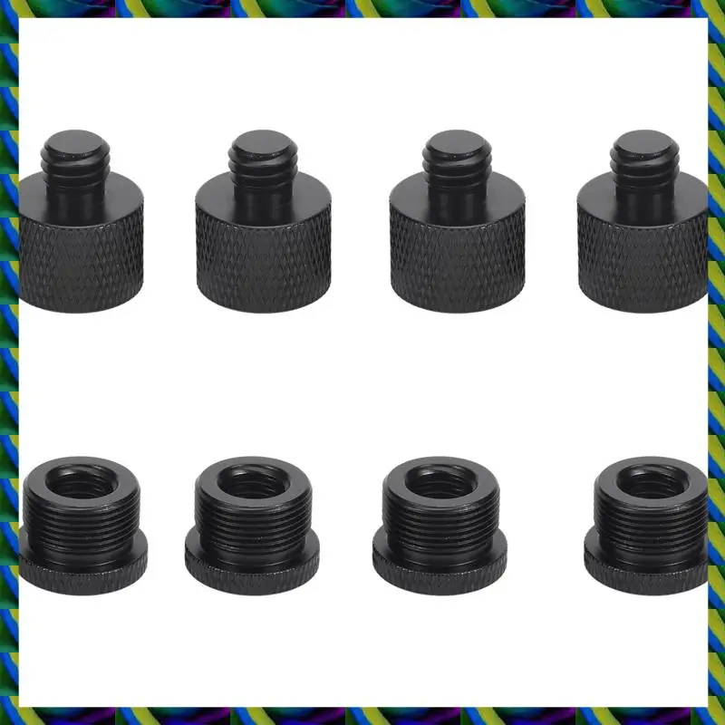 Set Adaptor Ulir Mikrofon 16 Buah Harian 5/8 Betina Ke 3/8 Jantan dan 3/8 Betina Ke 5/8 Jantan Ulir Adaptor Sekrup untuk Dudukan Dudukan Mikrofon