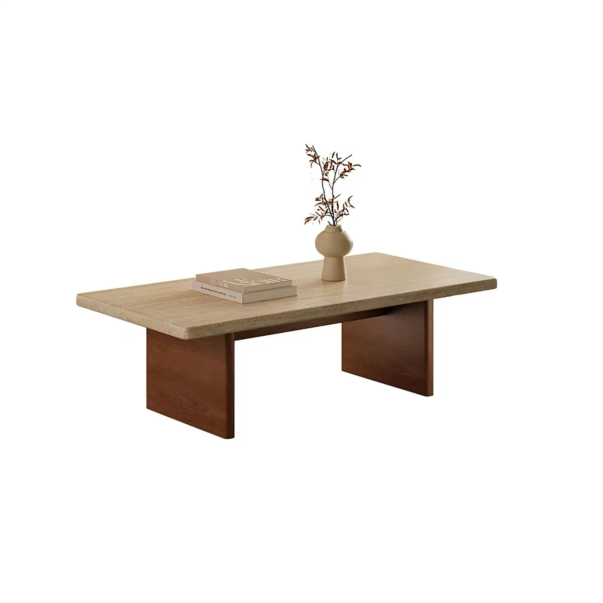 

#Rectangular Coffee Table, Wabi Sabi Style Living Room Tea Table