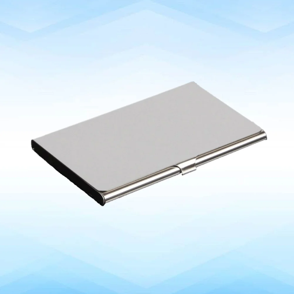 

1Pcs Metal Business Holder Stainless Steel Business Name Credit Case Portable Thin Design for Blazer Pocket Simple Name Holder