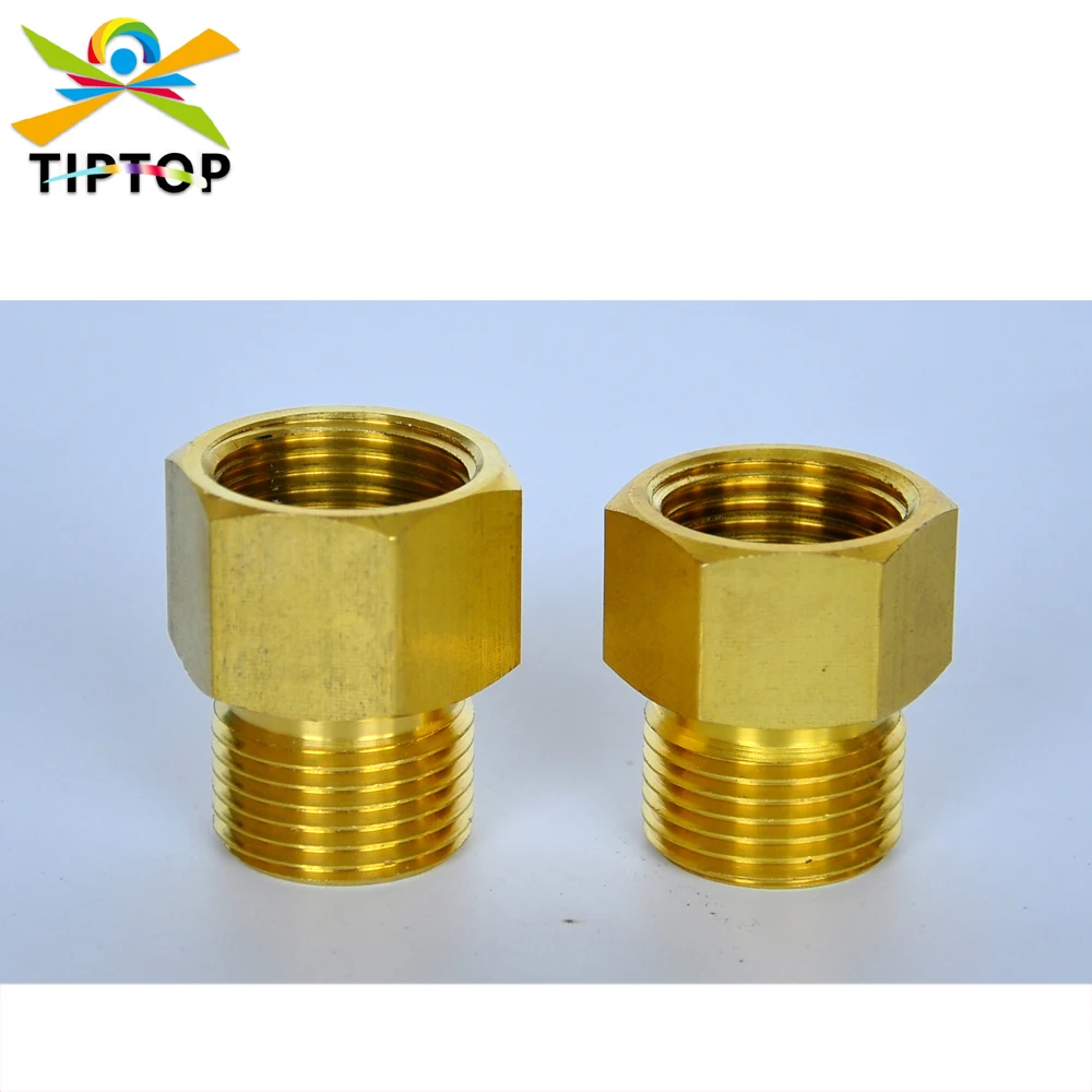 

TIPTOP Co2 Jet Machine Spare Parts High Pressure Gas Hose Co2 Brass Fitting Connector Big/Small 21.4mm/20mm Diameter Co2 Jet