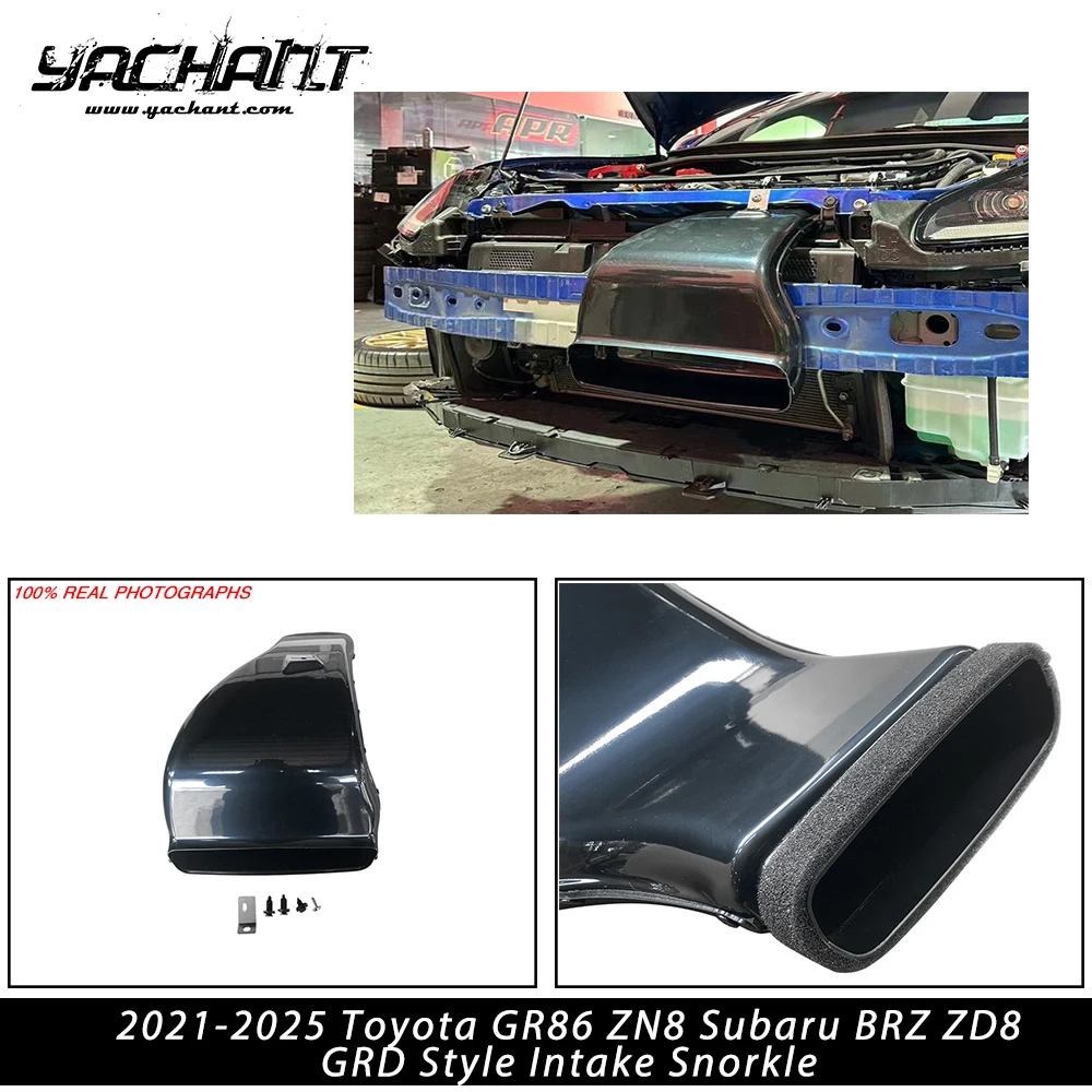 FRP Fiber Glass Intake Snorkle Fit For 2021-2025 GR86 ZN8 Subaru BRZ ZD8 GDR Style