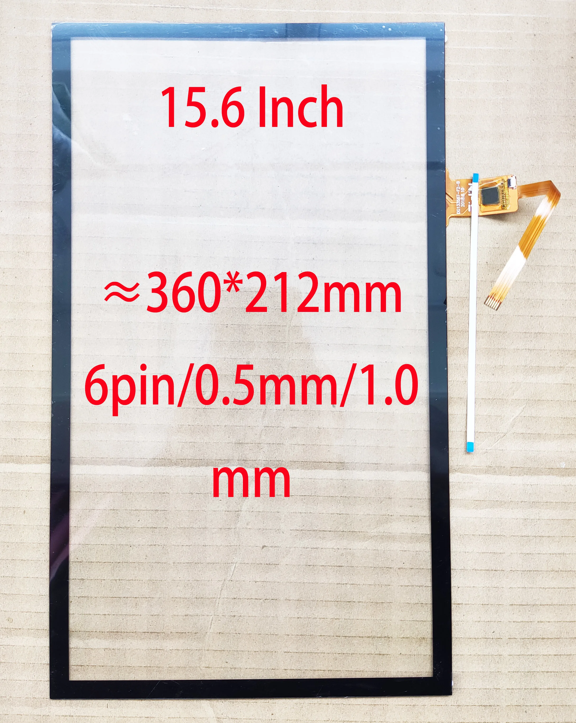 

15.6 Inch Touch Screen Sensor Digitizer For Mondeo Benz Vito Toyota HighLander CarRadio CarPlay 360*212mm WFL-51260 DG133567-F2