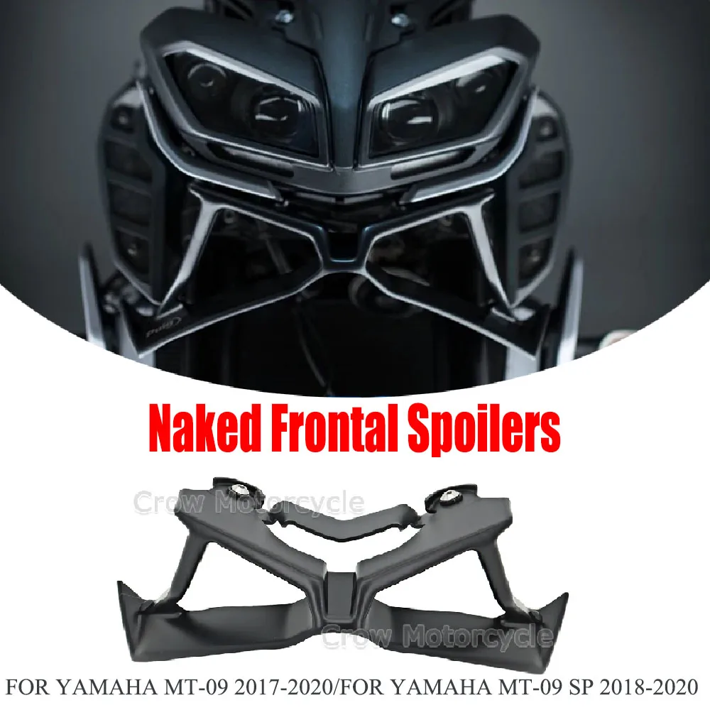 

NEW Motorcycle Downforce Naked Frontal Spoilers Winglet Aerodynamic Wing Front Spoiler Kit Fit For Yamaha MT-09MT09SP2017-2020