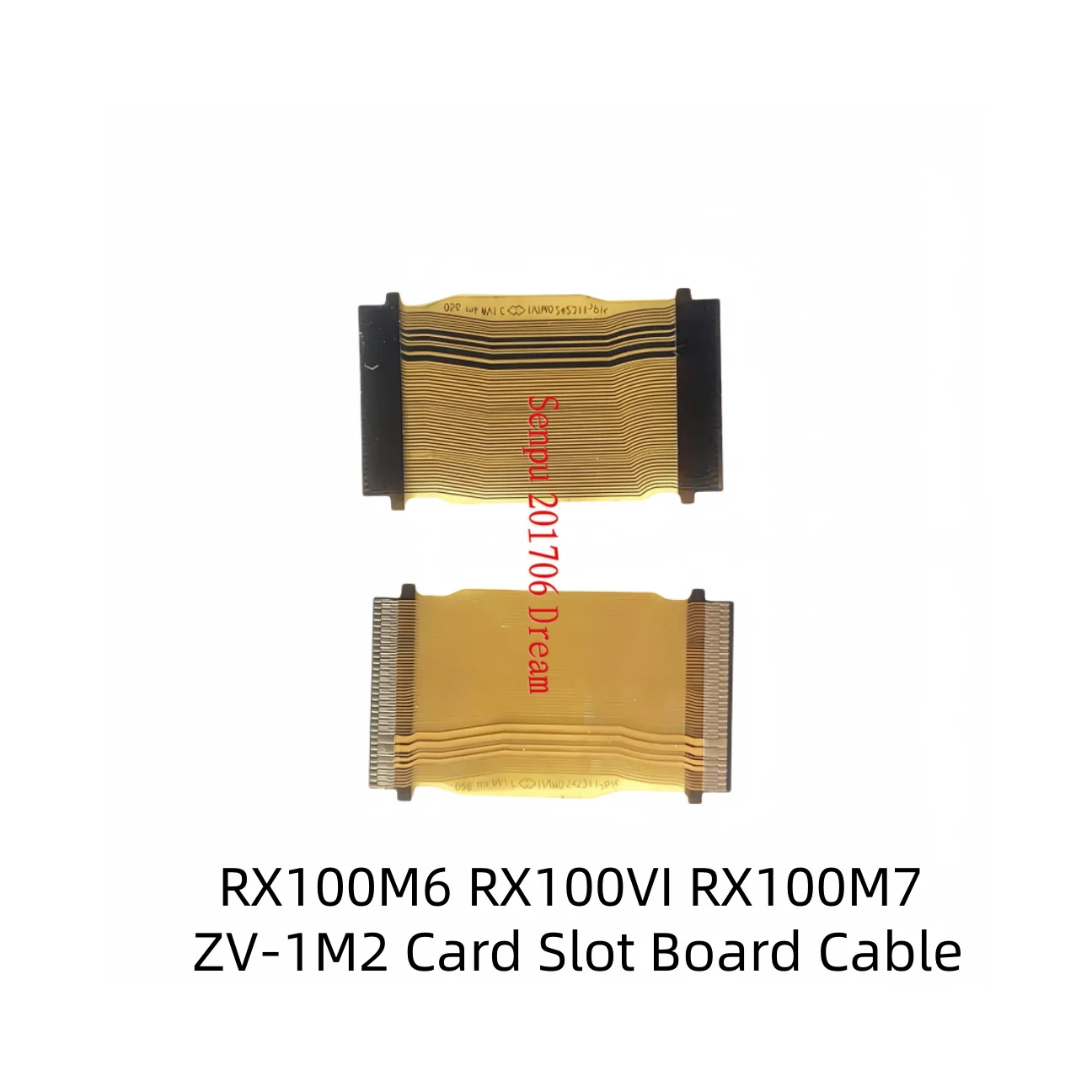 For Sony DSC-RX100M6 RX100VI DSC-RX100M7 RX100VII ZV-1M2 Digital Camera SD Card Slot Board Flex Cable Memory Card Connection Rib