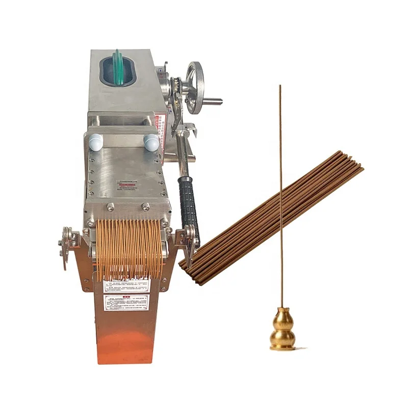 Household hand crank for making incense for custom molds