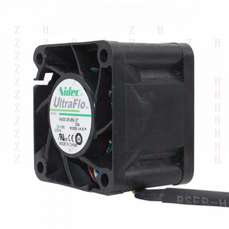 XXZ   for   NIDEC W40S12BUB5-07 4028 12V 0.53A 4-wire Server Cooling Fan