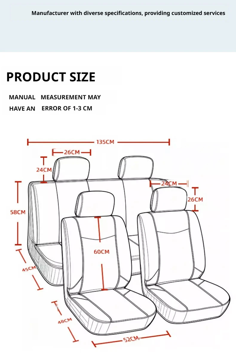 SEAMETAL Plüsch-Autositzbezug Winter Warmes Sitzkissen Arktisches Fleece Auto-Sitzschutzpolster Universelles Innenzubehör – Detail 9