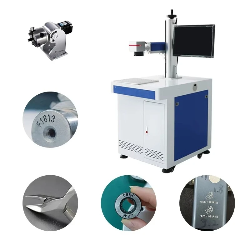 Fiber Engraving Machine for Stainless Steel Aluminum Metal Tools Jewelry and Industrial Parts Marking