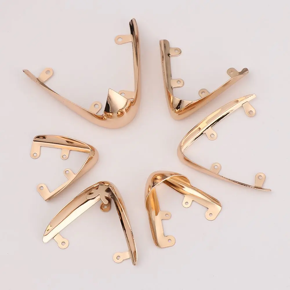 1Pair Shiny Glossy High Heel Shoes Toe Protection Elegant Metal Material Shoes Clips for Shoe Broken Repair Accessories