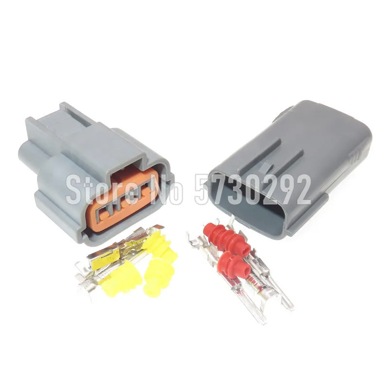 3P 6195-0012 High-Voltage Pack Ignition Coil Waterproof Socket Plug PU465-03127 PU475-03900 For Mitsubishi