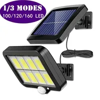 COB LED Solar Light Split Wall Lamp Waterproof Outdoor Wall Emergency Street Security for Garden Decoration PIR Motion Sensor