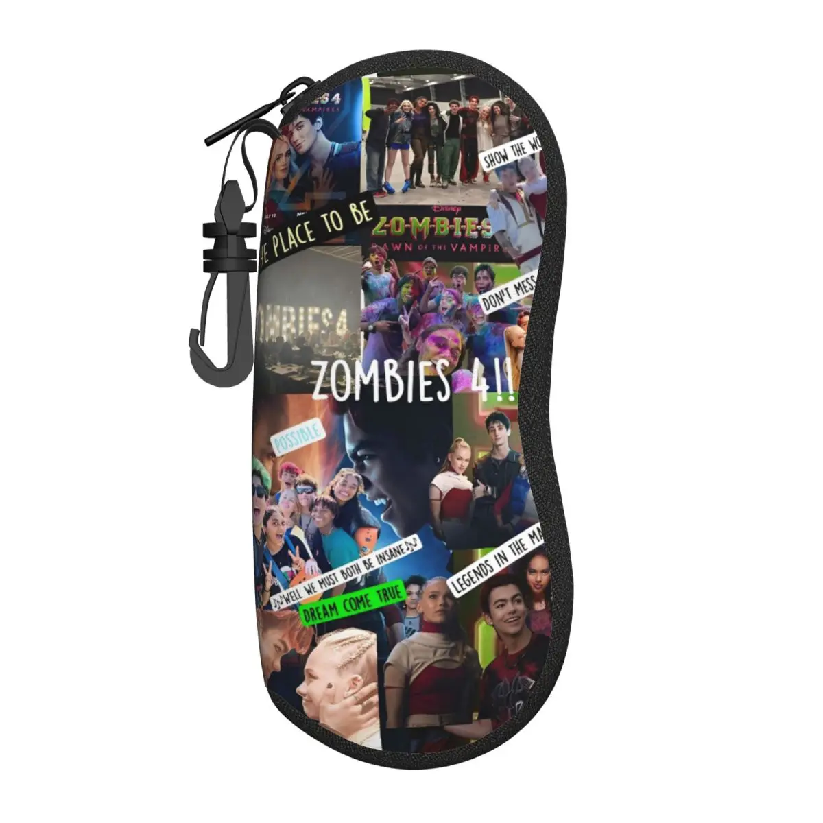 

Чехол для очков Zombies 4, Dawn Of The Vampires, легкий чехол на молнии, коробка для хранения солнцезащитных очков Nova Victor, чехол для контактов Ultra Eye