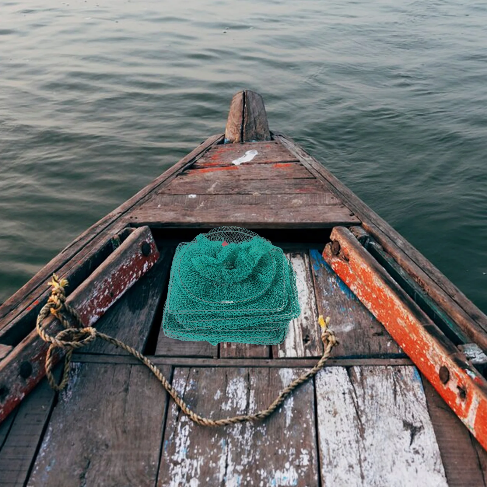 شبكة فخ الصيد 16 قسم متعددة الوظائف قابلة للطي مصيدة الأسماك الروبيان في الهواء الطلق شبكة السمك توريد قفص كراوداد شبكة #3