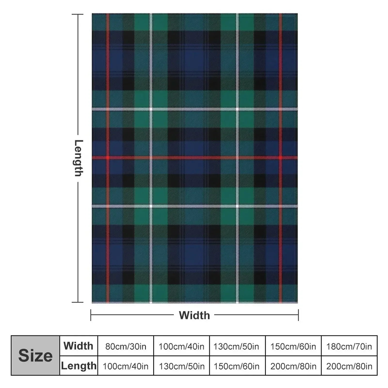 MacKenzie Modern Tartan Throw Blanket bed plaid Baby Beautifuls Blankets