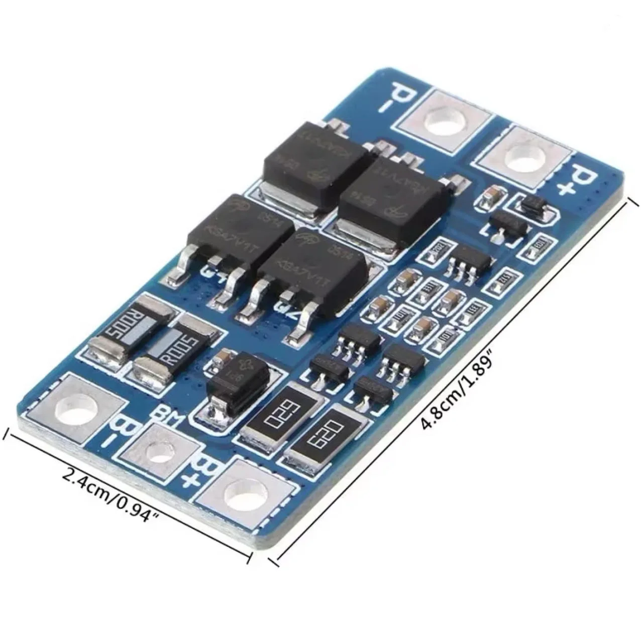 HX-2S-JH20 BMS 2S 10A 7.4V 18650 lithium battery protection board 8.4V balanced function overcharged protection Good