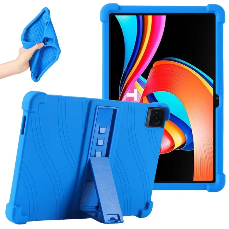 Weiche Silikon hülle für Tcl Tab 10l Gen 3 2 10.1 "Tablet Hülle für Tcl 8492a 8193a 8491x Kicks tand Funda mit 4 stoß festen Airbags