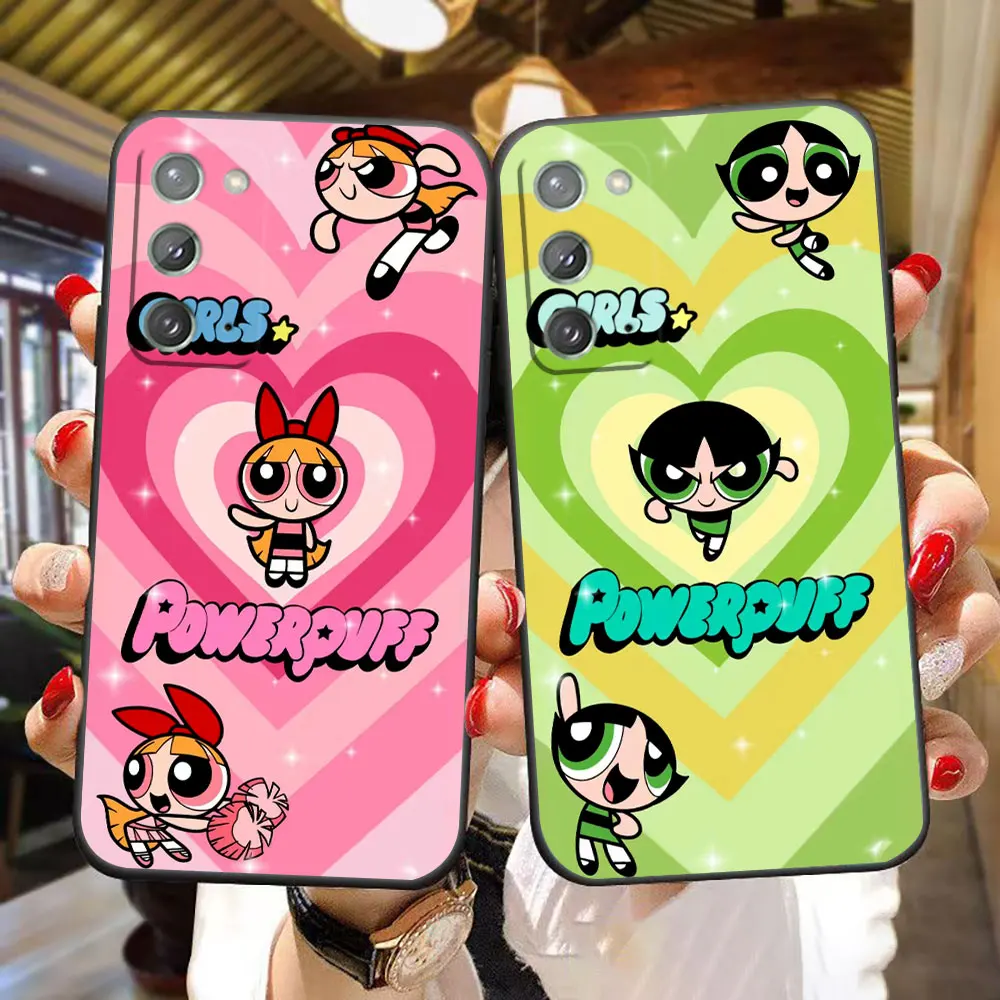 

Funny The P-Powerpuff Girls Phone Case For Samsung A03S A04 A04E A05S A06 A12 A13 A24 A30 A50 A70 A80 NOTE 10 20 M16 M53 Case