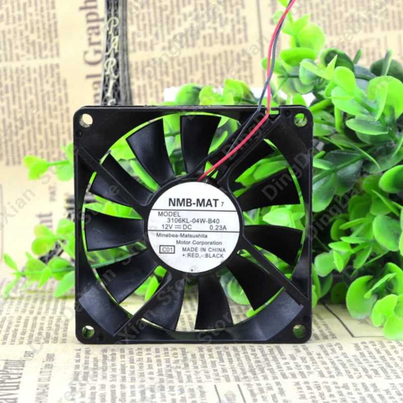 

X For NMB 3106KL-04W-B40 | DC12V 0.23A | 8CM | Mute Industrial Chassis Cooling Fan 1PCS