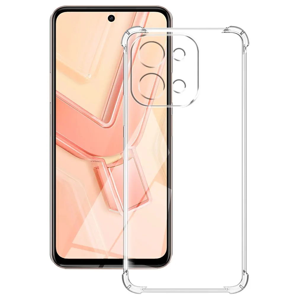 For Vivo Y28 4G Case V2352 Clear Shockproof Silicone Soft Phone Case For Vivo Y36i 5G /Vivo Y28 Y 28 VivoY28 Protect Back Cover