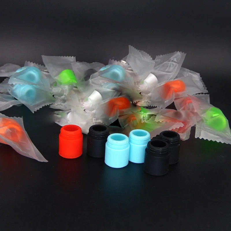 100 Pcs Disposable Drip Tip Silicone Cover 510 Caliber Mouthpiece for Being Tried TFV8 TFV12 Holder Cover Smoking Accessories