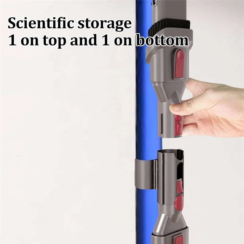 A98I-Vacuum Stand For Dyson V6 V7 V8 V10 V11 V15 G5 Effortless Installation 360° Rotating Tool Clip