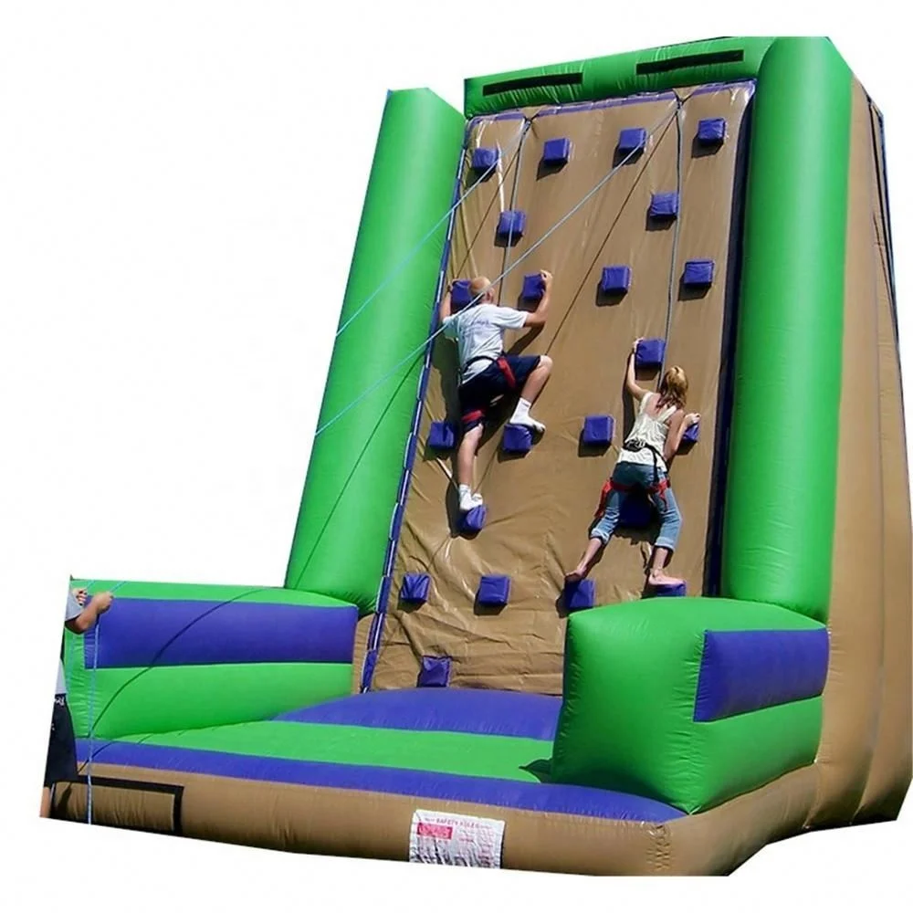 Custom Inflatable Climbing Wall 5x3.5m - Outdoor Home Training System with Blower for Extreme Sports