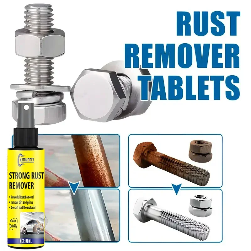 

Fasilawei Motorcycle chain cleaning kit Heavy-Duty Rust Remover & Polishing Spray - Fast-Acting Metal Cleaner with Spray Nozzle