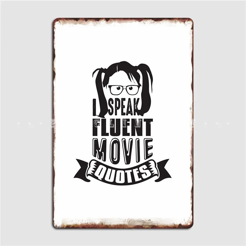 Fluent Geek Metal Plaque Poster Plaques Living Room Funny Cinema Garage Tin Sign Poster