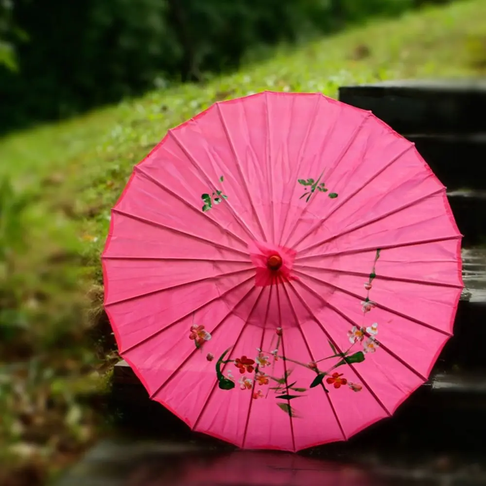 Chinese Antique Style Oiled Paper Umbrella 10 Colors Costumes Photography Umbrella Kids Decorative Umbrella Dance Performance