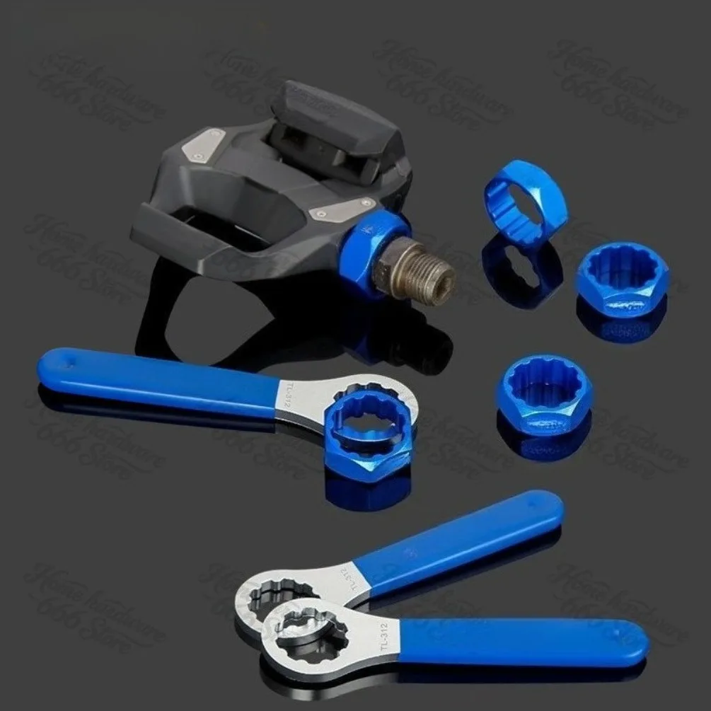 Bicycle Pedal Axle Spindle Lockring Removal Tool MTB Road Bike Pedal Disassembly Tool For  M520/M8040/M8140/M820