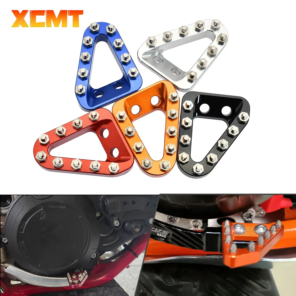 

CNC RearBrake Pedal Step Tip Plate For KTM XC XCF XCW SX SXF EXC EXCF TPi 6 Day 125 150 250 350 450 500 2017-2018-2020 2021 2022