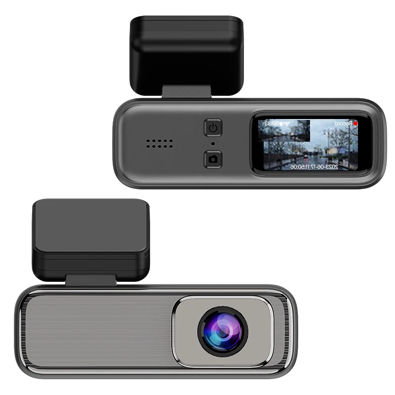 DT-NAVI New 4K Dual Lens Dash Cam, Front 4K + Rear 1080P Car DVR with HDR, Supercapacitor, GPS, WiFi