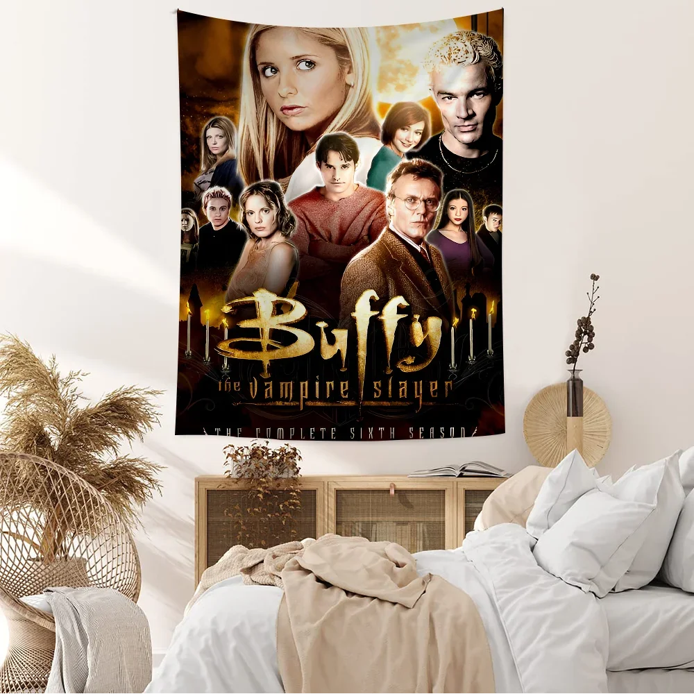 Buffy the Vampire Slayer Colorful Tapestry Wall Hanging Cheap Hippie  Bohemian Wall Tapestries Mandala Wall Hanging Sheets