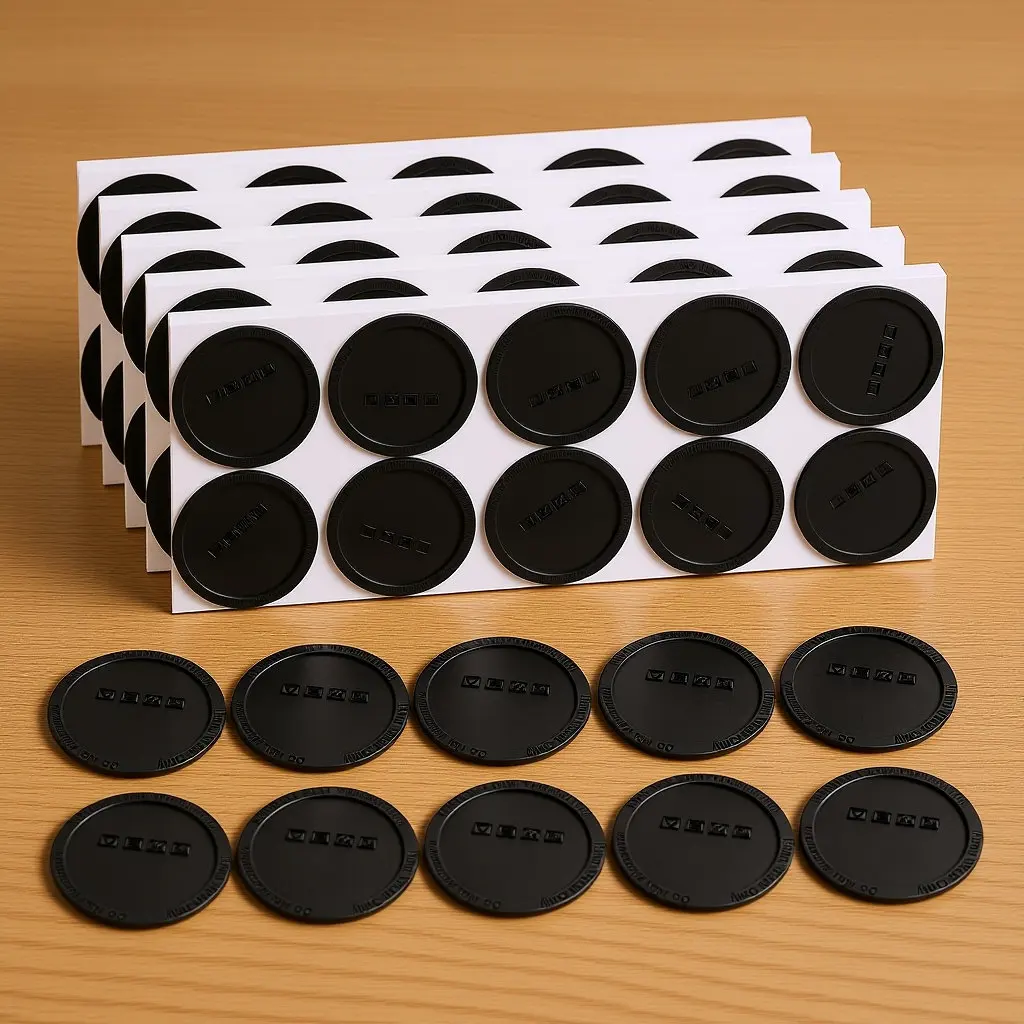 10Pcs Premium Silicone Cup Mats Non-Skid Heat Insulating Tumbler Pads for Kitchen Home Office Bar Protective Round Bottle Mats