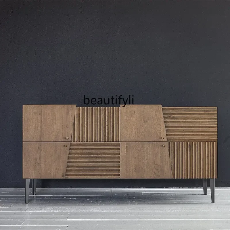 

Simple Sideboard Cabinet Minimalist Tea Cabinet Modern Home Entrance Cabinet Nordic Bedroom Chest of Drawers
