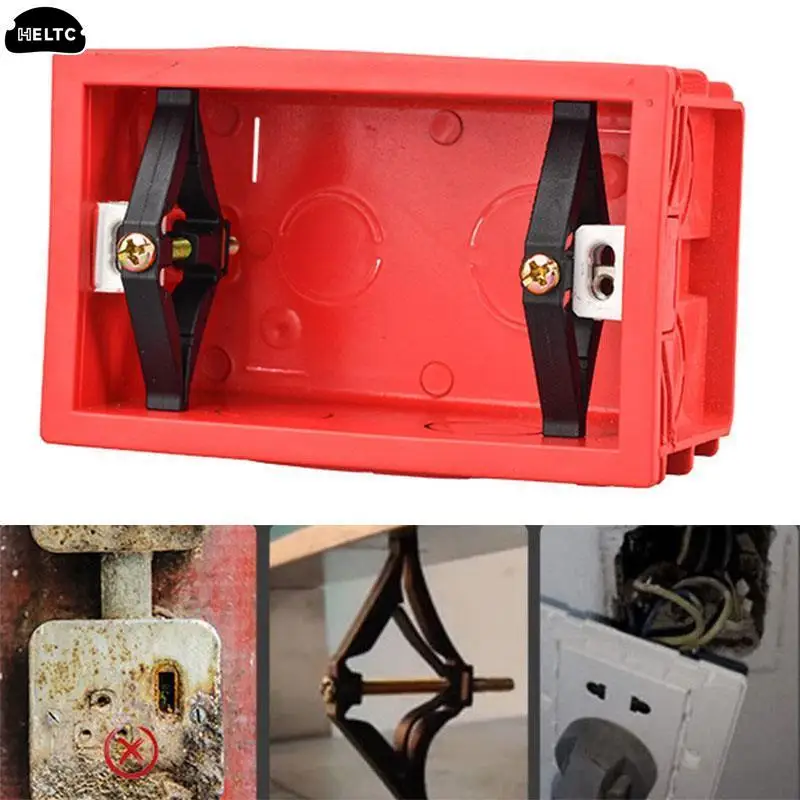118 Type Switch Socket Bottom Box Repair Screw Broken Old Mounting Box Fast Recovery Simple Installation Without Dismantling