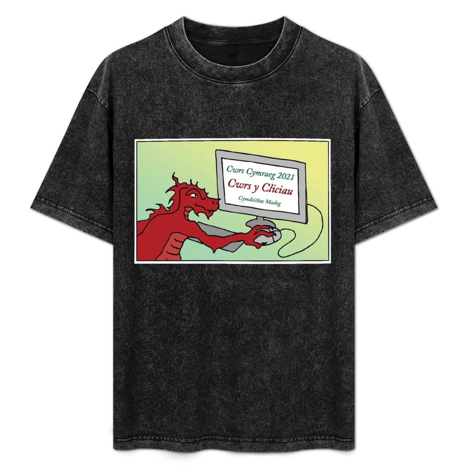 

Cwrs y Cliciau Summer 2021 T-Shirt Personalized t-shirt Funny t-shirts anime figures T-shirt men