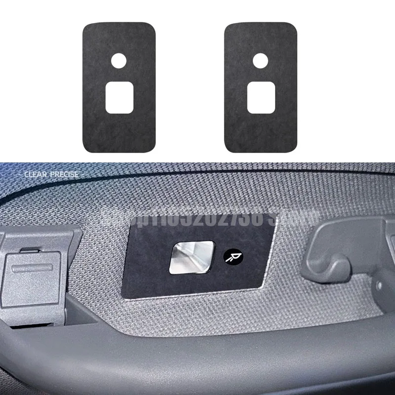 Fit for BMW X3 G48 G45 2025 2026 Ultra Thin Suede Sticker Rear Reading Light Protection Mat Car Accessories