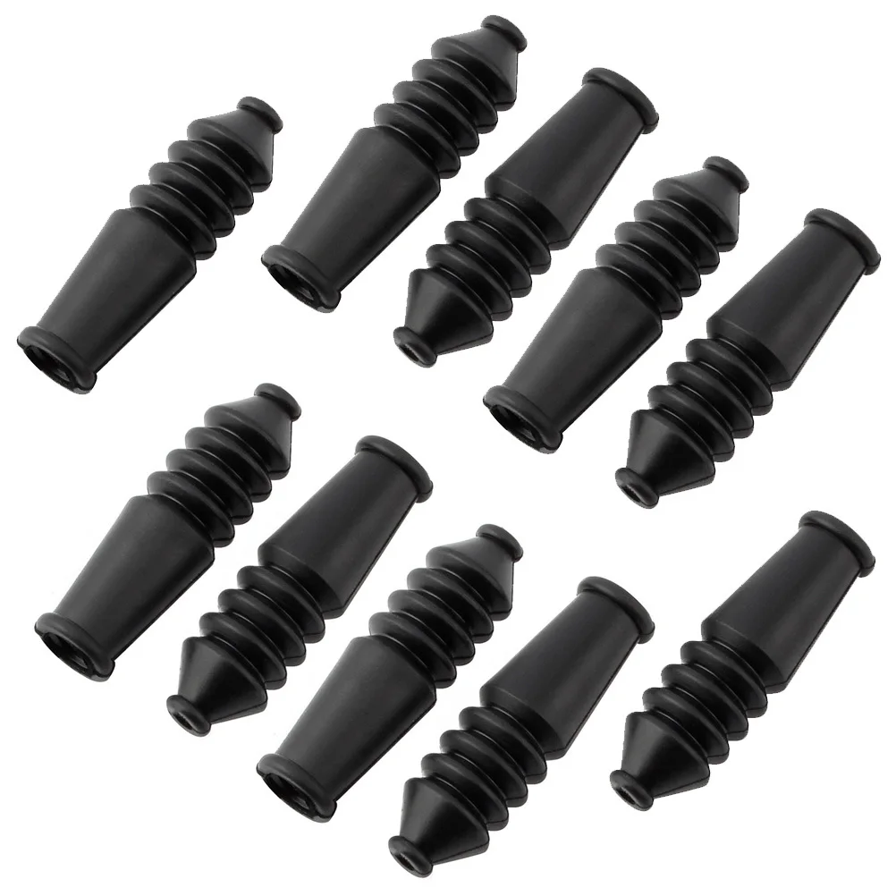 

10Pcs Bicycle Brake Boot Rubber Cable Protector for Folding Bike Line Sleeve Cycling Gear Dustproof Long Life