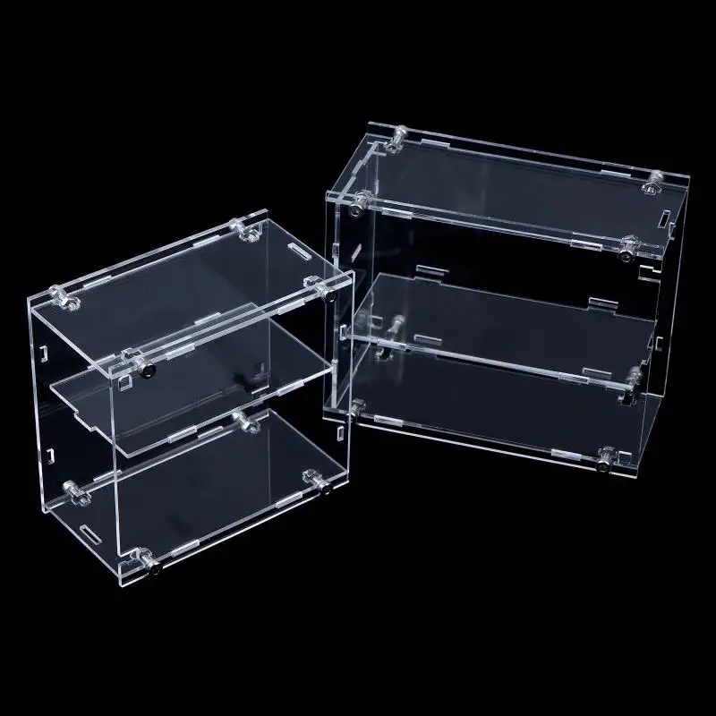 

1/64 Model Cars Acrylic Display Case Fit For Mini Size MiniGT Tomica Assembled Dust Proof Box Cabinet Toy Vehicles