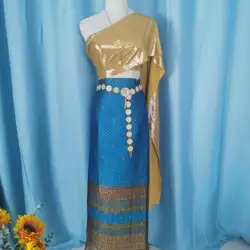 Abbigliamento tradizionale tailandese per donna gonna da donna in stile asiatico set abito tailandese Dai nazionalità Boutique Palace Princess