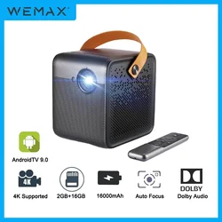 WEMAX DICE 700 ANSI Lumens 1080P FHD Portable Outdoor Movie DLP Projector Auto Focus Dolby Audio Home Theater 4K Supported WiFi