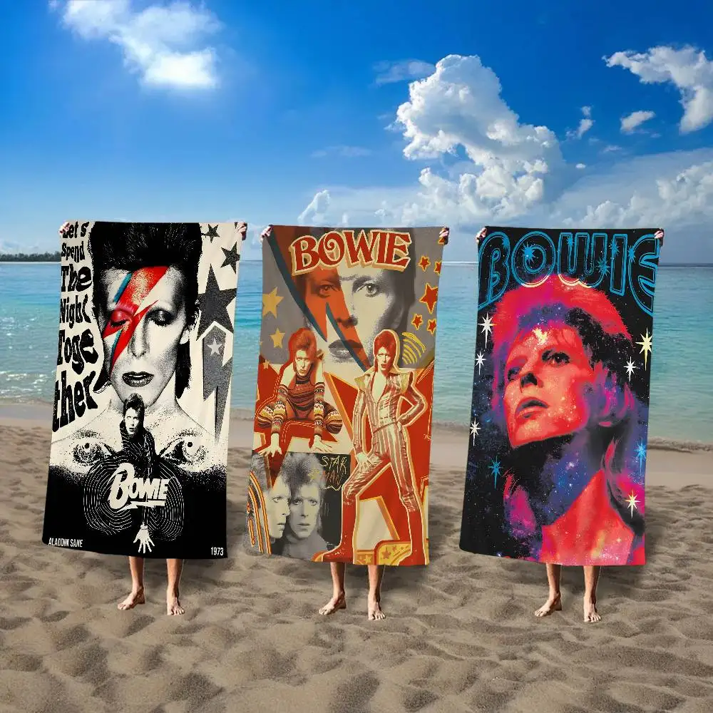 Musician D-David B-BowieS Big Microfiber Beach Towels Quick Dry Towel Sand Beach Towels Pool Towel for Travel Swim Pool Yoga