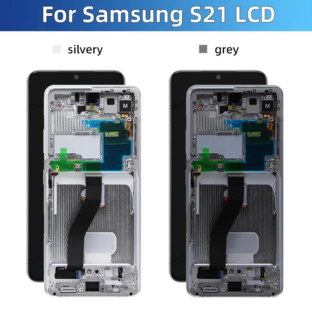 6.1\'\' OLED For Samsung S21 5G Lcd Display Digital Touch Screen Replacement For Samsung S21 G991U SM-G991B Screen NO Burn Shadow