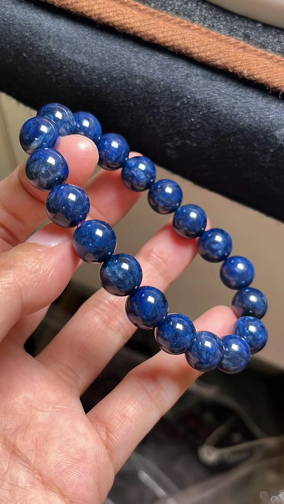 Natural Blue Sugilite Round Beads Bracelet Women Men South Africa 10.2mm Sugilite Jewelry Fashion AAAAA