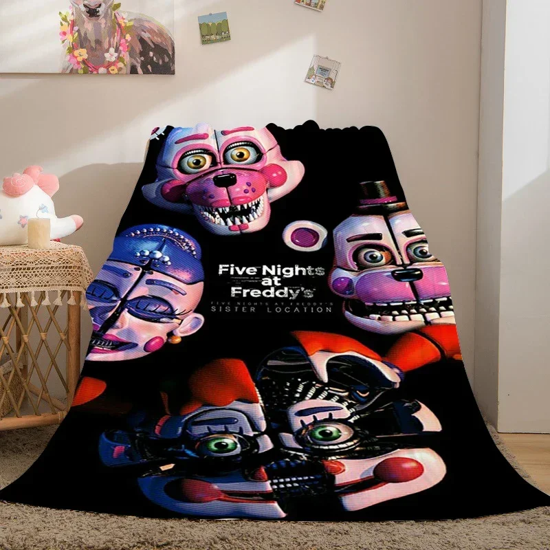 Sofa Blankets for Winter A-Five A-Nights at A-Freddy´s Microfiber Bedding Warm Bed Fleece Decorative Sofa Fluffy Soft Blankets