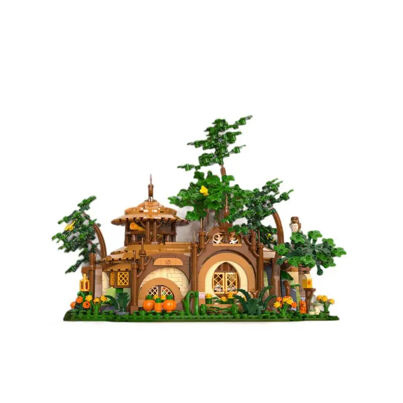 

Конструктор «Средневековое убежище в джунглях» (1854 детали), модель здания, креативный набор для сборки, высокая сложность, головоломка, игрушка, подарок