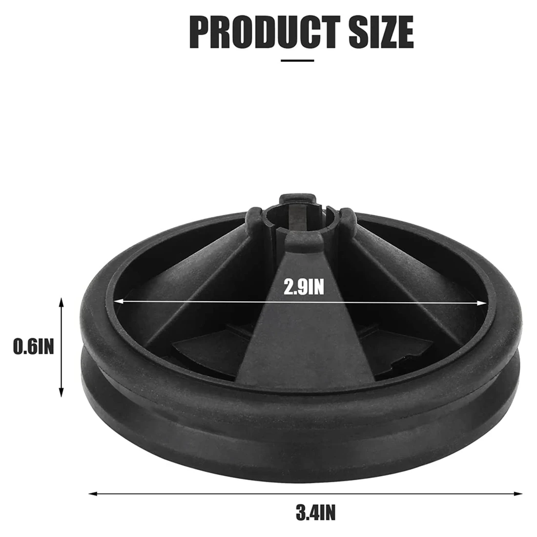 ABKJ-Garbage Disposal Splash Guards, 3 3/8 Inch For Insinkerator Evolution Series QCB-AM Sink Baffle